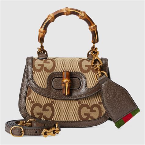 mini gucci bags bamboo|Gucci bamboo bags for sale.